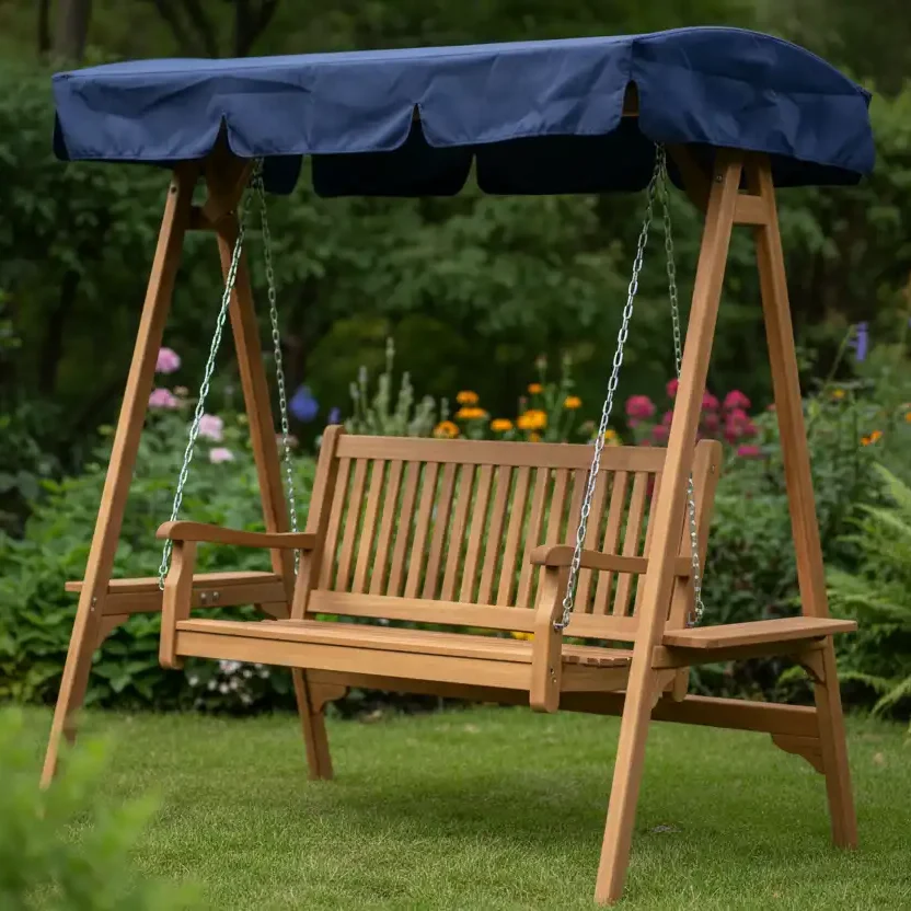 SWING BENCH WITH CANOPY