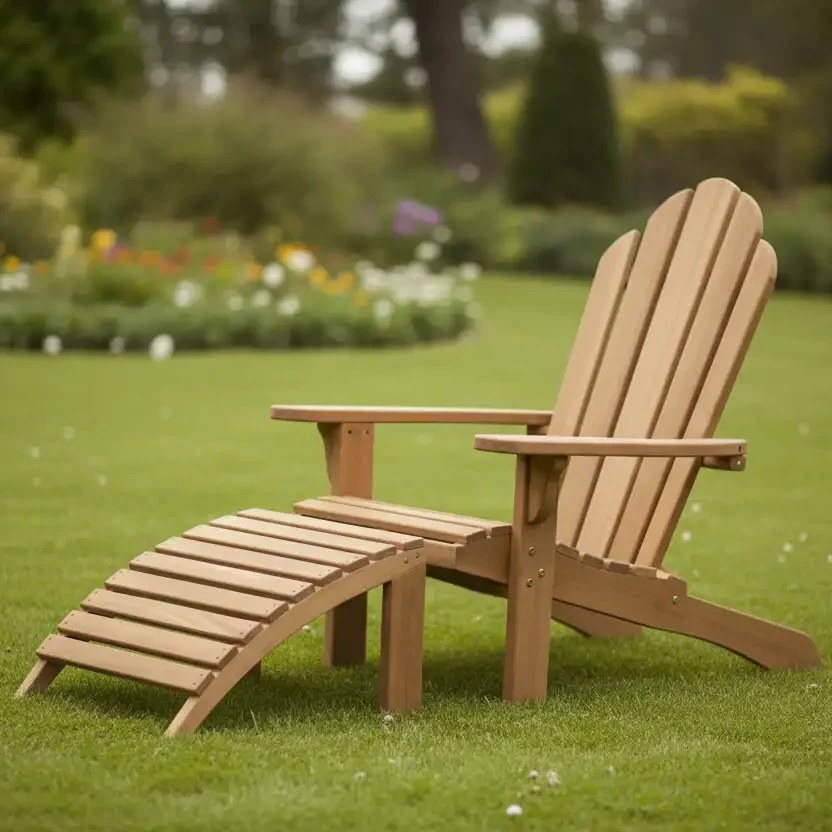 ADIRONDACK CHAIR WITH FOOTSTOOL