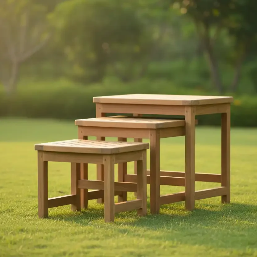 CRYSTAL TABLE ( 3 PCS )