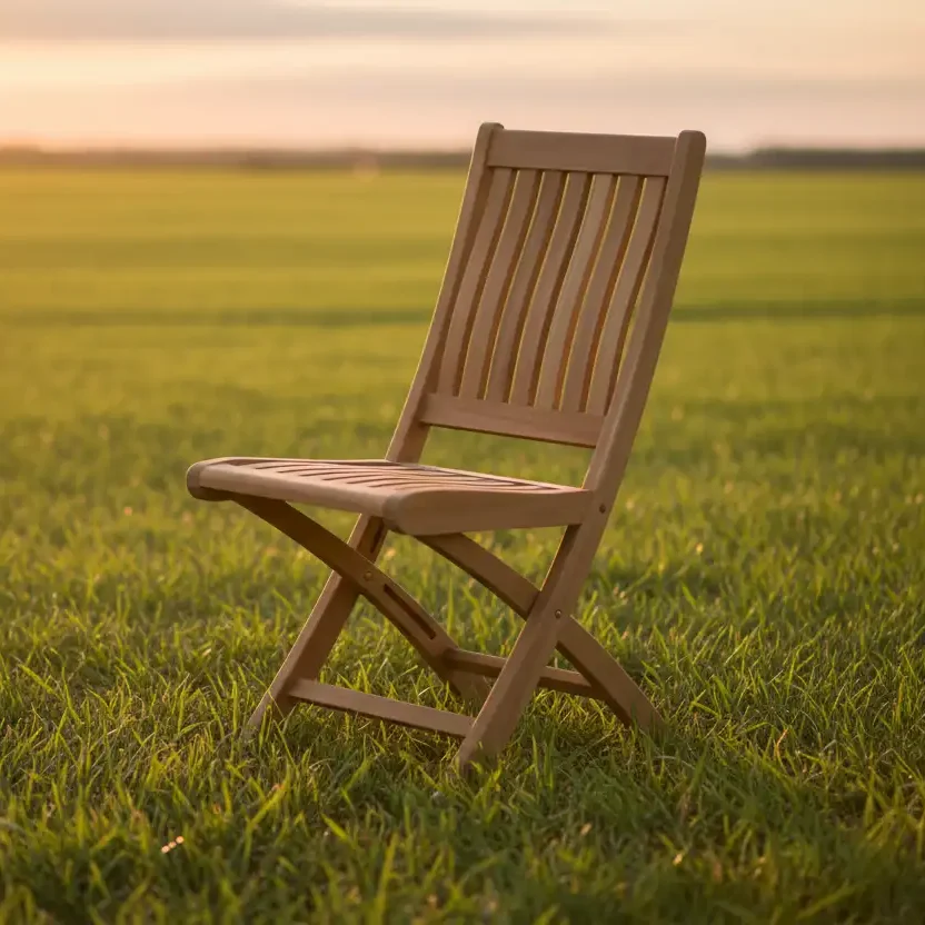 KIFFA FOLDING CHAIR WIDE SLAT