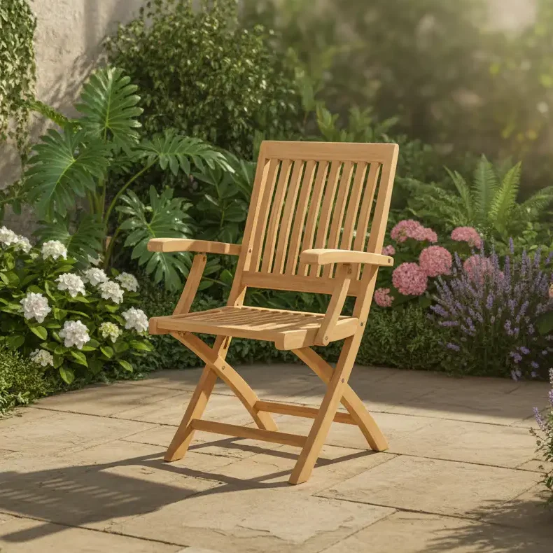 MONACO FOLDING ARM CHAIR