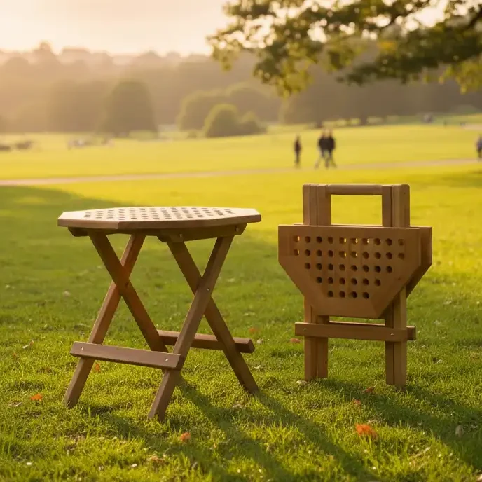 OCTAGONAL PICNIC TABLE 50 CM
