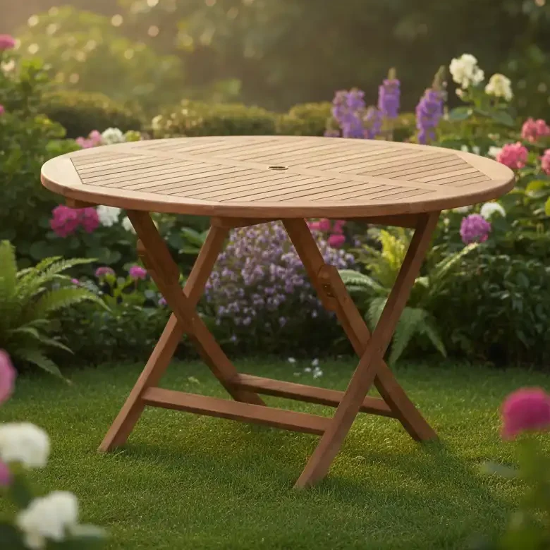 ROUND FOLDING TABLE 120 CM